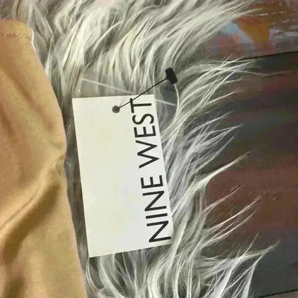 NWT Nine West ColorBlock Dual Tone Poplin Long Trench Old Money Coat Vest - Picture 9 of 12